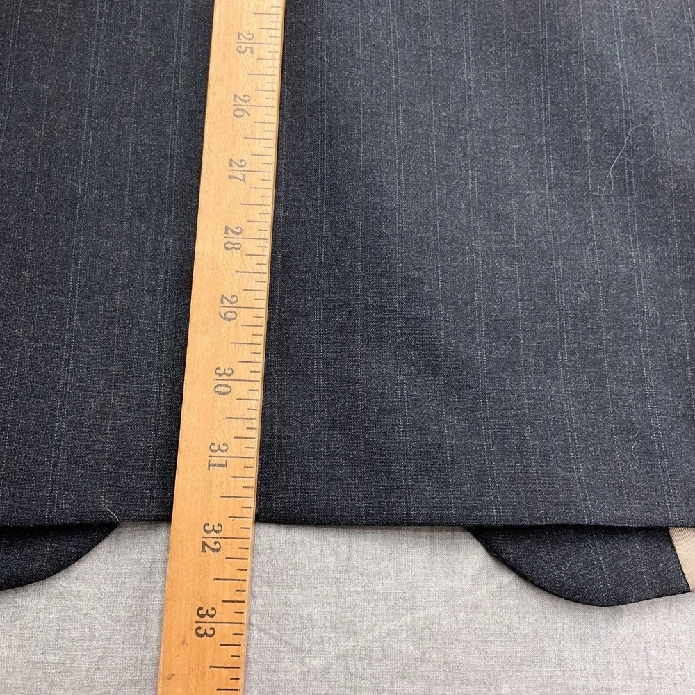 Chaps Ralph Lauren Blazer Men 46R Gray Stripe Wool Classic Career Jacket Canada